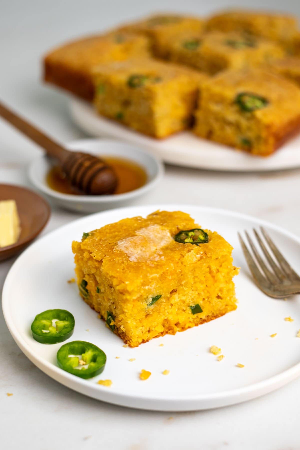 Homemade jalapeno cheddar cornbread