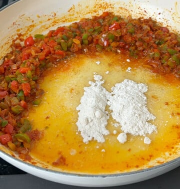 Add butter and cheese for Masala mac and cheese recipe