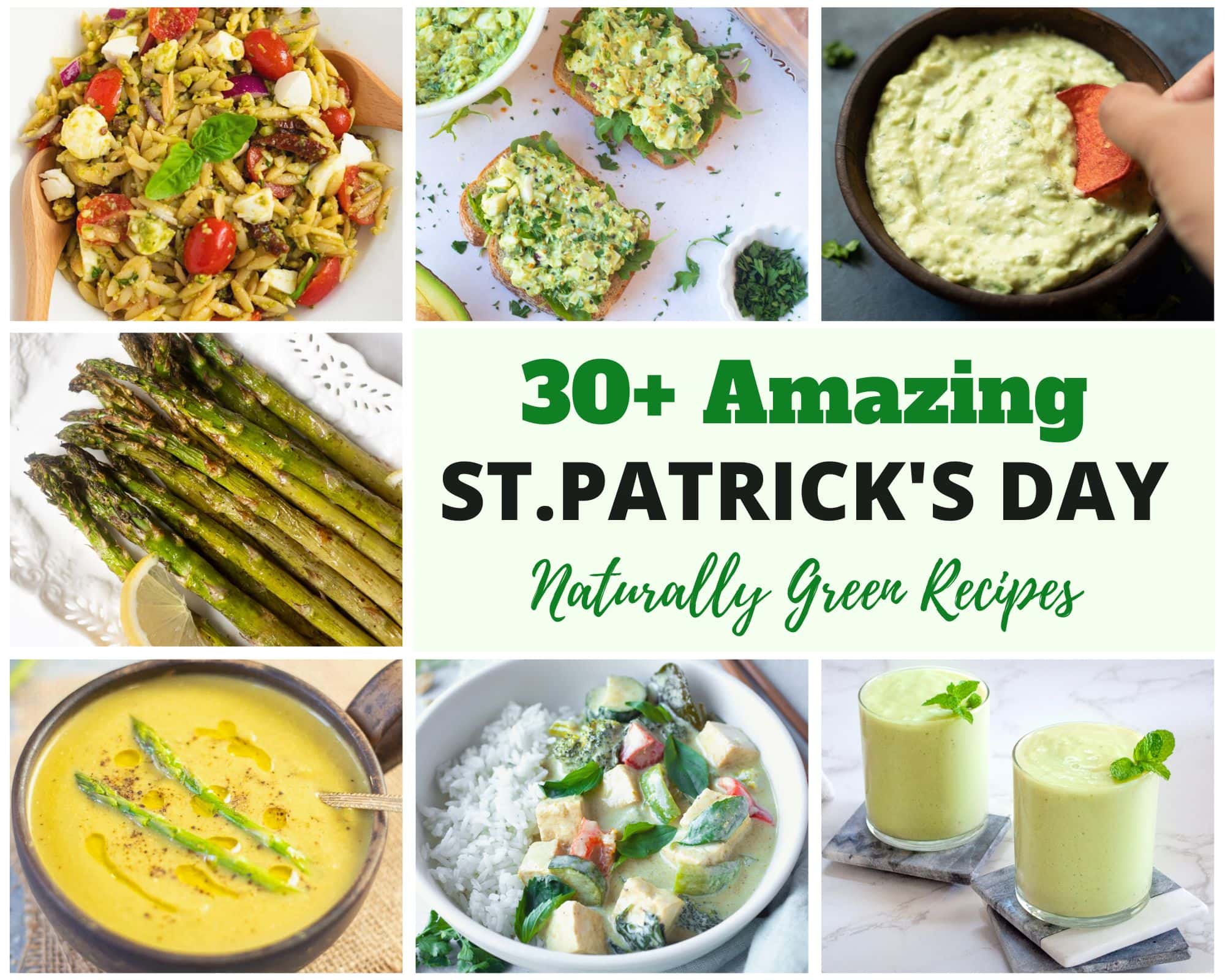 30+ Amazing St. Patrick's Day Naturally Green Recipes