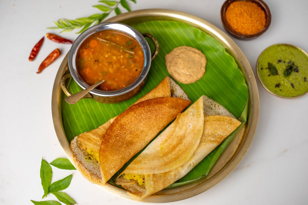 Ready to serve masala dosa