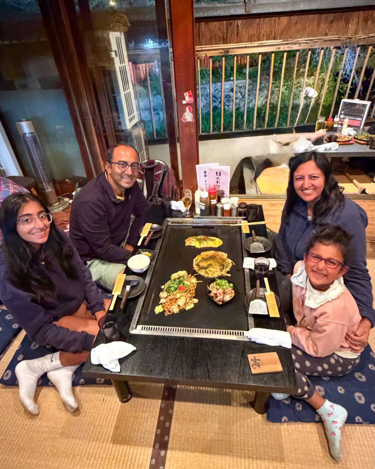 Okonomiyaki and Yakisoba at Gion Tanto